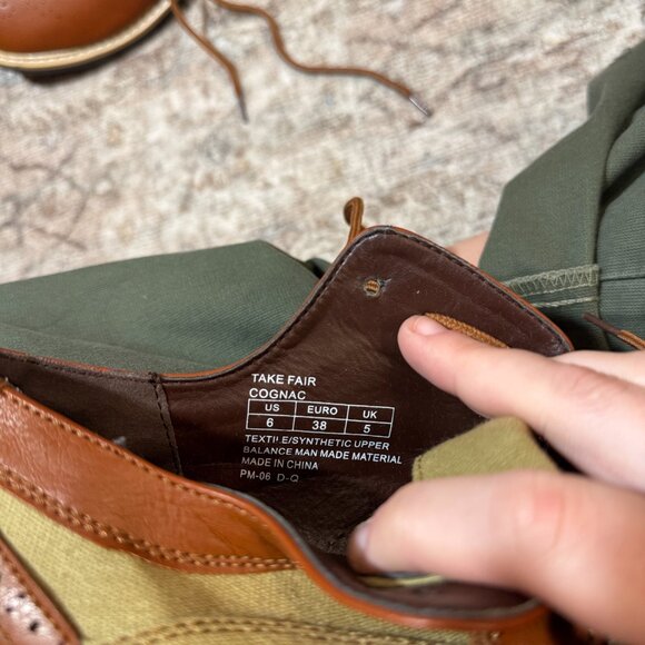 Kenneth Cole Wingtip Oxford Dress Shoes - size 6 - Picture 11 of 11